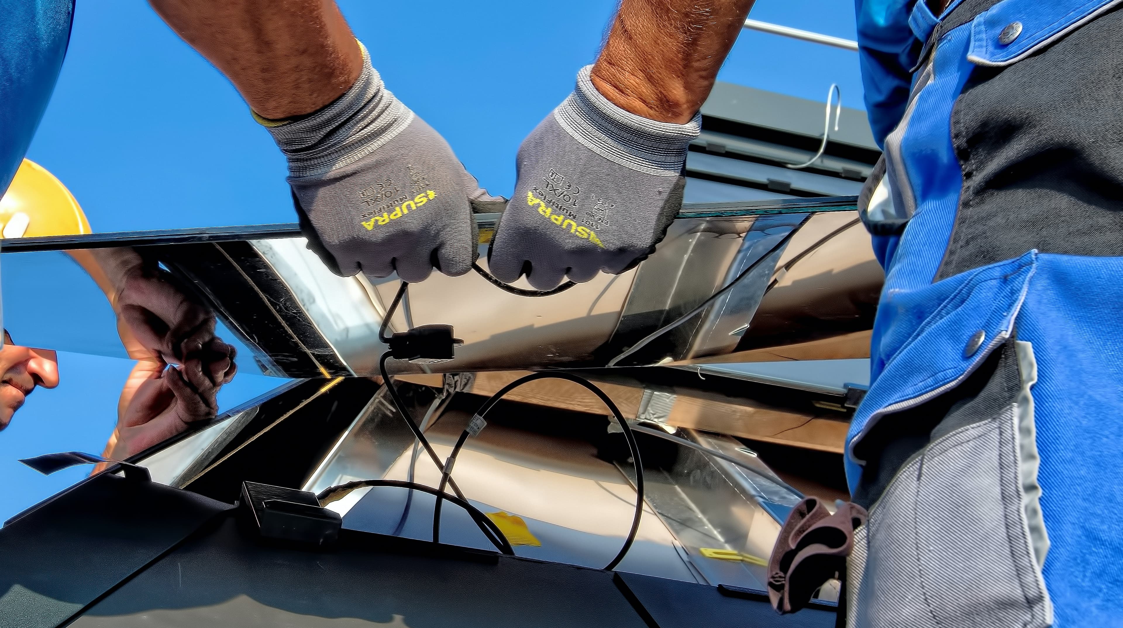 Solar installation process